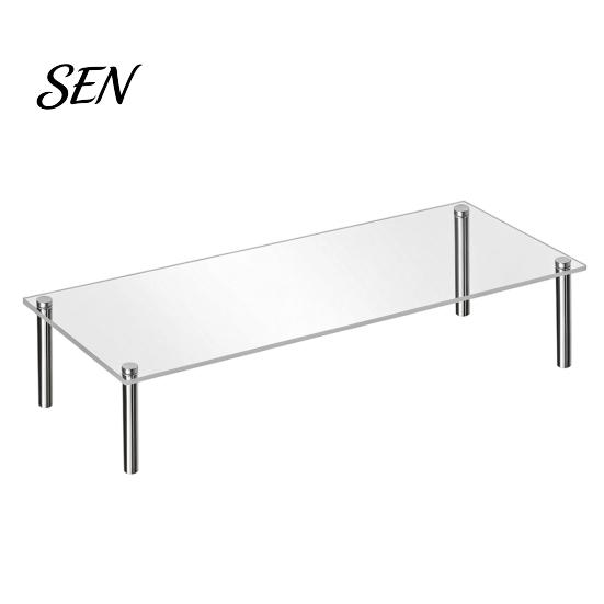 Acrylic Risers for Figurines Cake Stand, Multi-Tier Food Display Clear Cupcake Holder, Detachable Rack Adjustable Metal Support Dessert Table Birthday