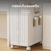 Folding Storage Box with Casters Modern Stripe Container Hanging Lounger