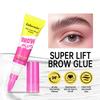 Super Lift Brow Crazy Lifed Brows Colla Gel per Laminazione Sopracciglia Tenuta Forte a Lunga Durata & Pettine Styling Integrato Cosmetici Trasparenti per Sopracciglia