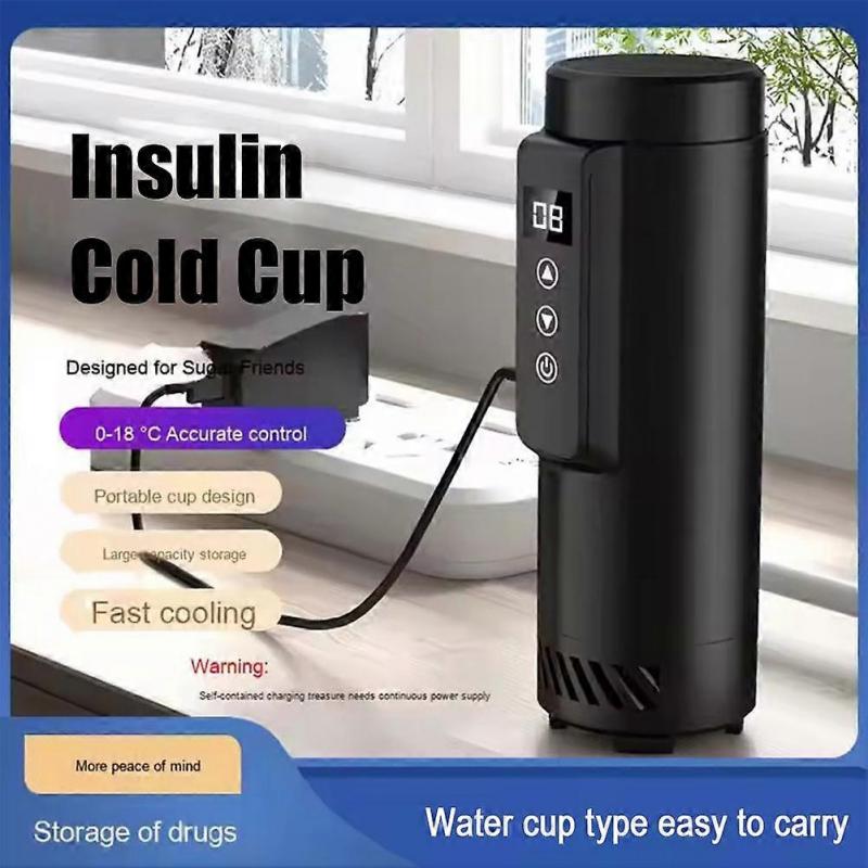 Portable Auxin Insulin Refrigerated Cup Digital Display Cold Mini Fridge