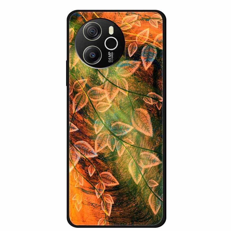 For Oscal Tiger 12 Phone Case Painted Soft TPU Silicone Cases Blackview Oscal Tiger12 4G Fashion Bumper Capa Original Back Cover