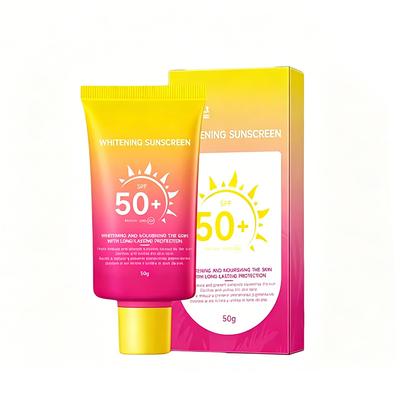Crème Écran Solaire Blanchissante Isolante SPF50+ Lotion de Protection Solaire Visage