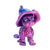 3D Printed Wizard Cat Articulated Cat Ornament with Detachable Wizard Hat Interactive Desktop Pet Stress Relief Toy for Home Office Decoration