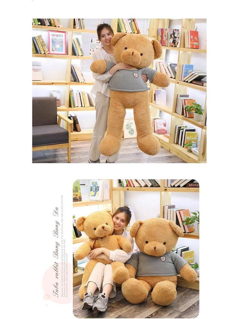 Large Cute Teddy Bear Plush Toy - Perfect for Weddings, Claw Machines, or Gifting