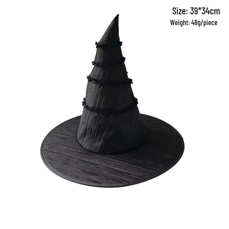 Kids & Adults Halloween Wizard Witch Costume Hat Party Supplies