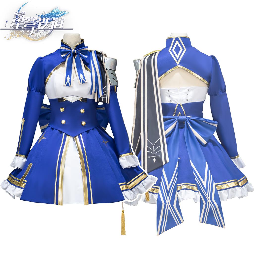 Saber Cosplay Costume, Honkai Star Rail Fate linkage Anime Game Outfit