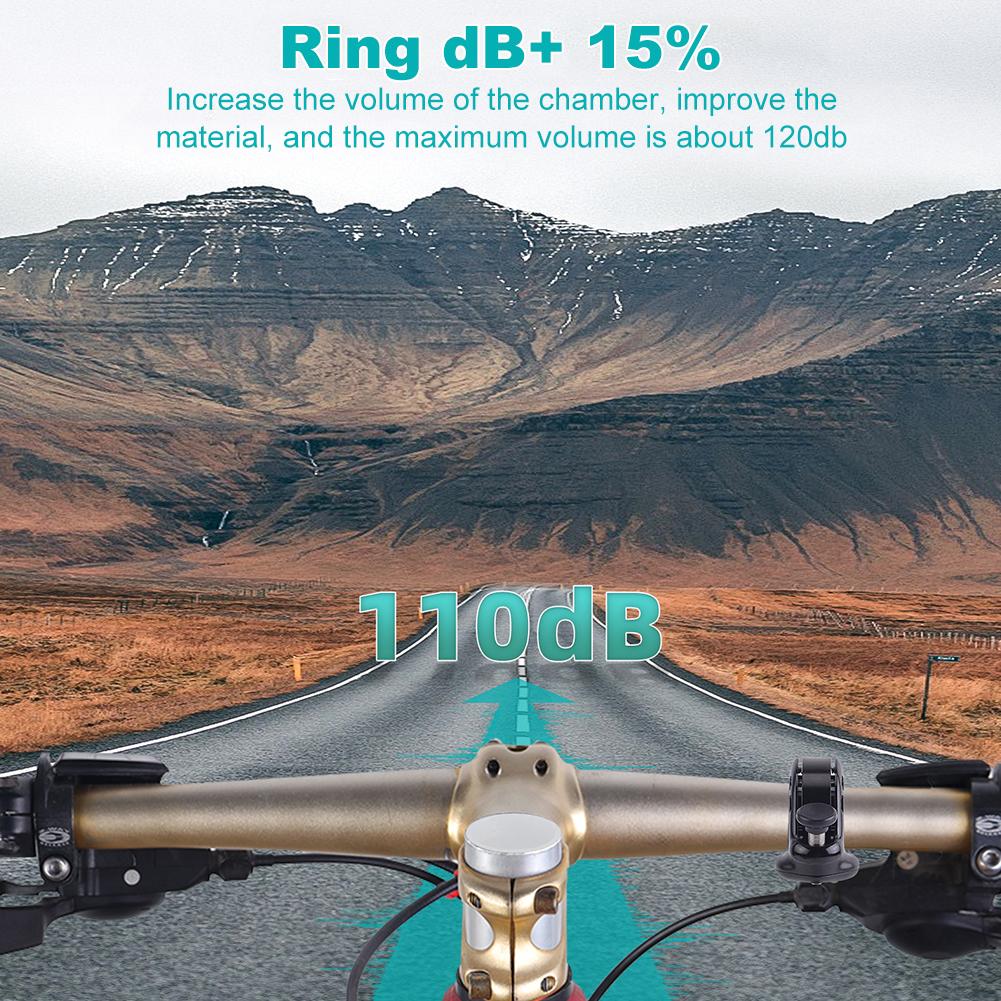 1-3PCS Bicycle Bell for Apple AirTag Aluminium Alloy MTB Cycling Horn Anti-Theft Bike Handlebar Bell for Road Bike Ebike MTB