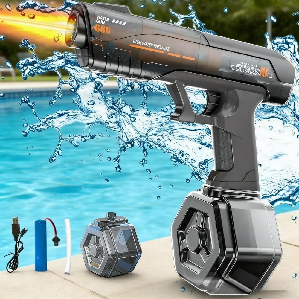 High Pressure Full Auto Electric Toy Water Gun Summer Beach and Pool Party Water Pistol Great Birthday Gift for Children