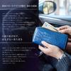 [CLW Crocodile Leatherworks] Small Crocodile Round Zipper Long Wallet Spiral Japan Blue (Indigo Dye) (Navy Interior & Silver Zipper)