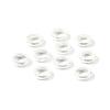 10 PCs Brass End Caps Bead Tip Double Hole Connector Round Rings End Caps For Necklace Bracelet Jewelry Making Accessory 9mm Dia