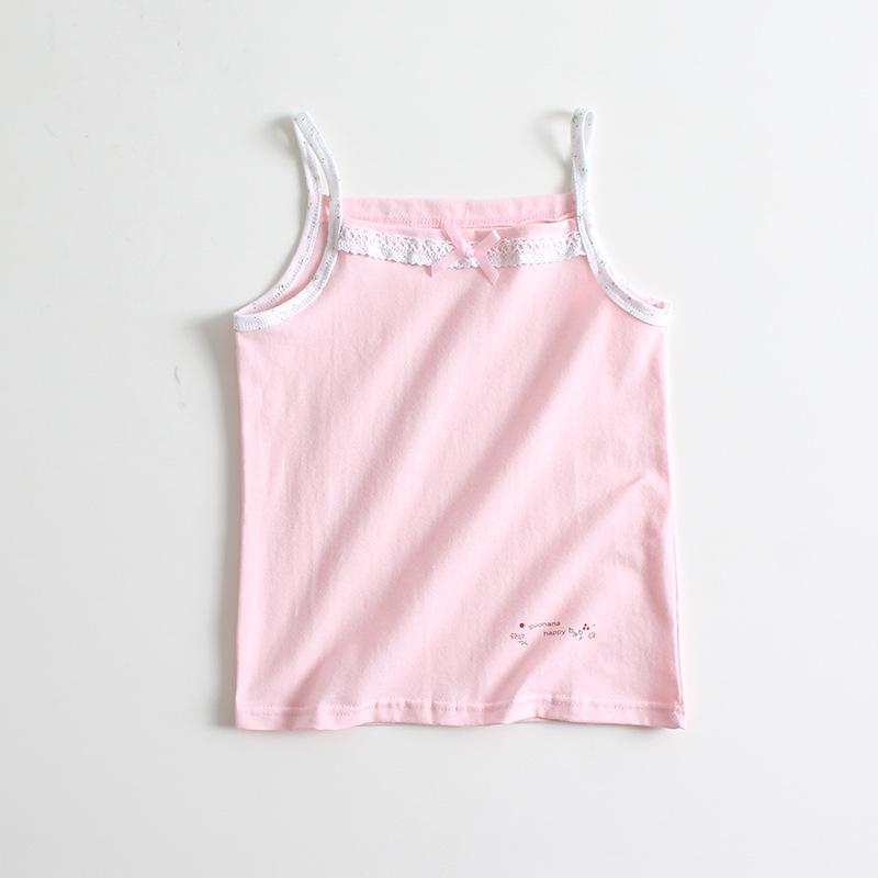 

Детский летний жилет без рукавов из чистого хлопка - Майка-топ с принтом для девочек 110 cm