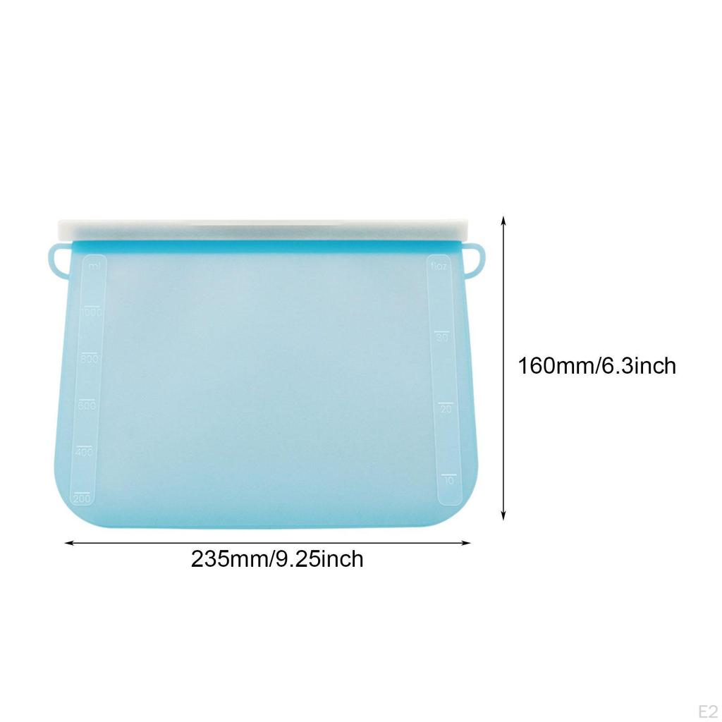 Wiederverwendbarer Silikon-Lebensmittelbeutel-Behälter Leicht Multifunktionale Milchaufbewahrungstasche Gefrierschrank für