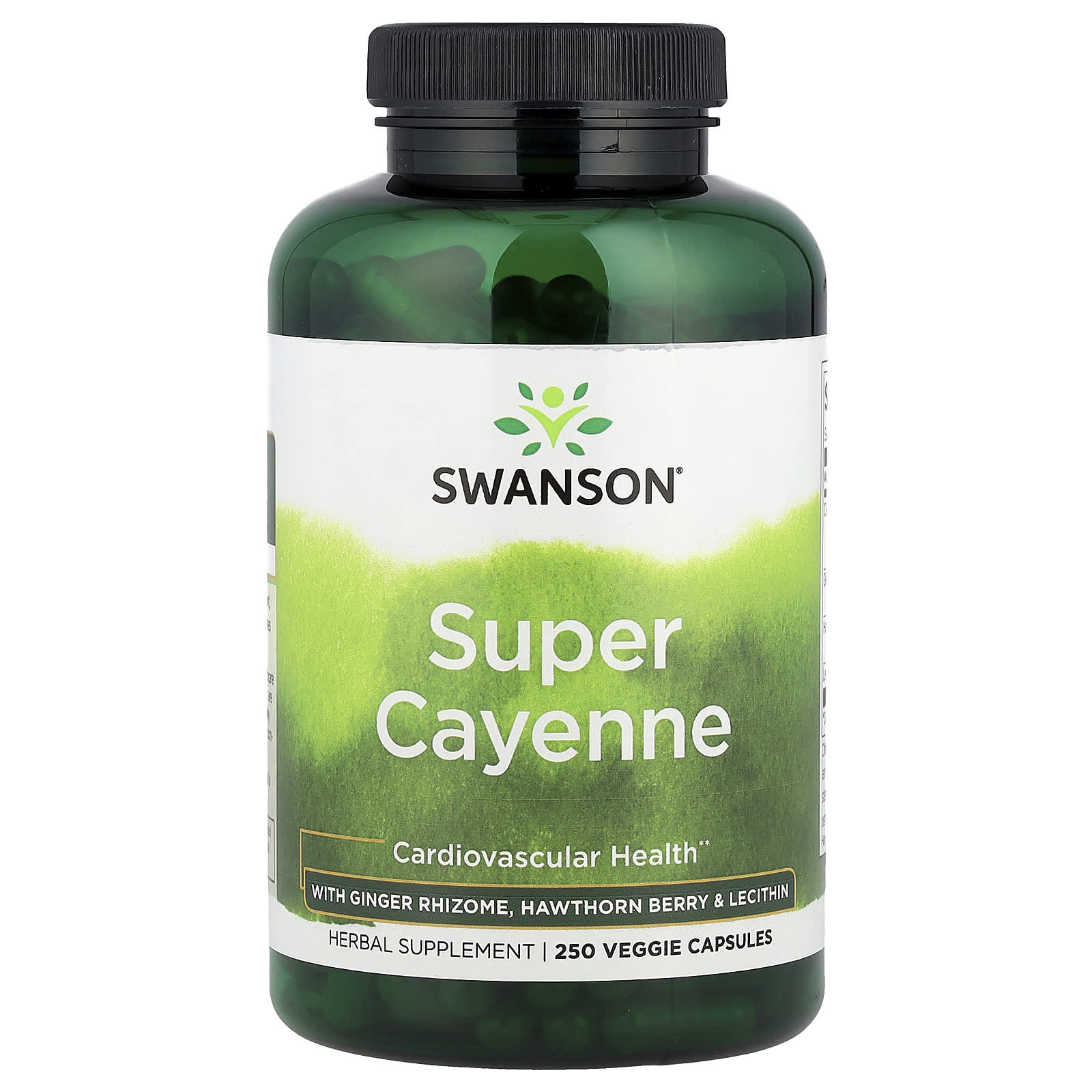

Super Cayenne with Ginger Root, Hawthorn Berry, and Lecithin, 250 Veggie Caps