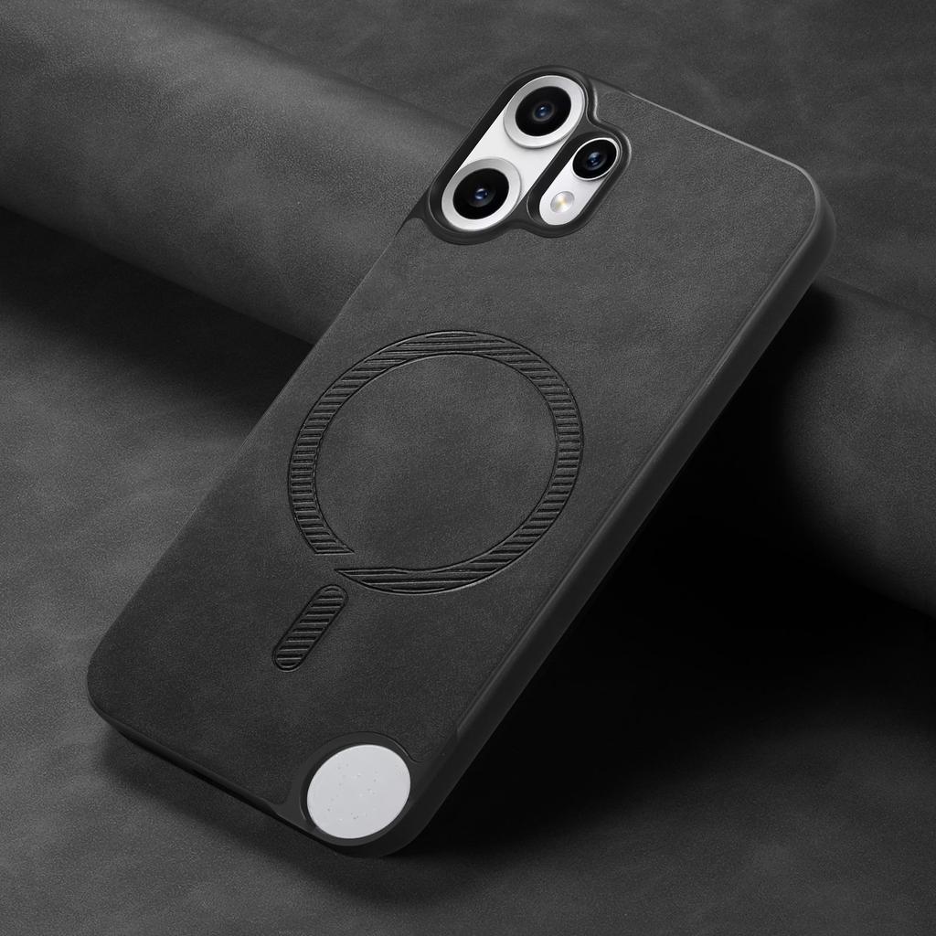 Magnetic Leather Case For Nothing CMF Phone 2 Pro Magsafe Wireless Charging Matte Shockproof Cover For CMF Phone 2Pro Bumper