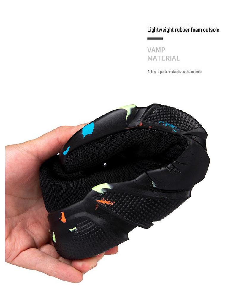 Lightweight Cross-Border Knitted Foam Rubber Socks Shoes for Couples - Stylish & Casual