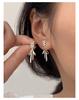 Spring/Summer Ribbon Bow Tie-Up Ear Cuff Earrings for Women