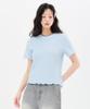 CHASECULT Women'S Crinkle Short Sleeve T-Shirt-Fbrg5868D0D