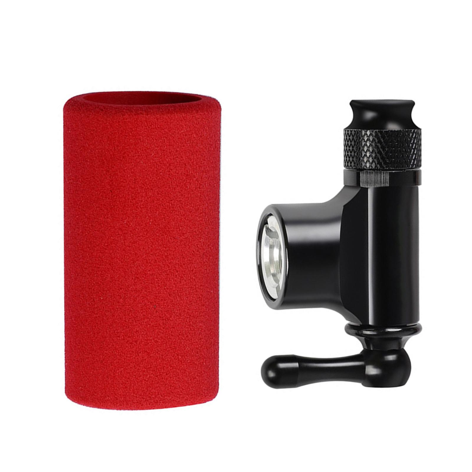 

Outdoor Mountain Bike Cycling Tire Gas Needle Inflators Mini Bicycles CO2 Pump Portable Aluminum Alloy Bike Air Pumps чёрный