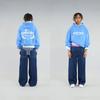 VibeStreet Harajuku Felpa Punk Retro Americano Casual Larga alla Moda Giacca con Stampa di Lettere Streetwear Classico Semplice Uomo e Donna
