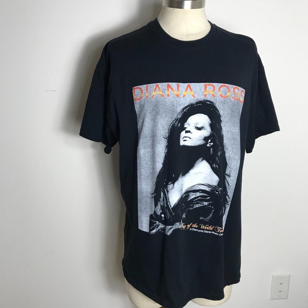 Camiseta Vintage Diana Ross 61 Aniversario Top Of The World Tour Tallas S a 5XL SN66