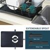 2-Piece Dish Drying Rack Set with Sink Caddy Multi-Purpose Kitchen Storage Organizer for Countertop Space Saving Rustproof