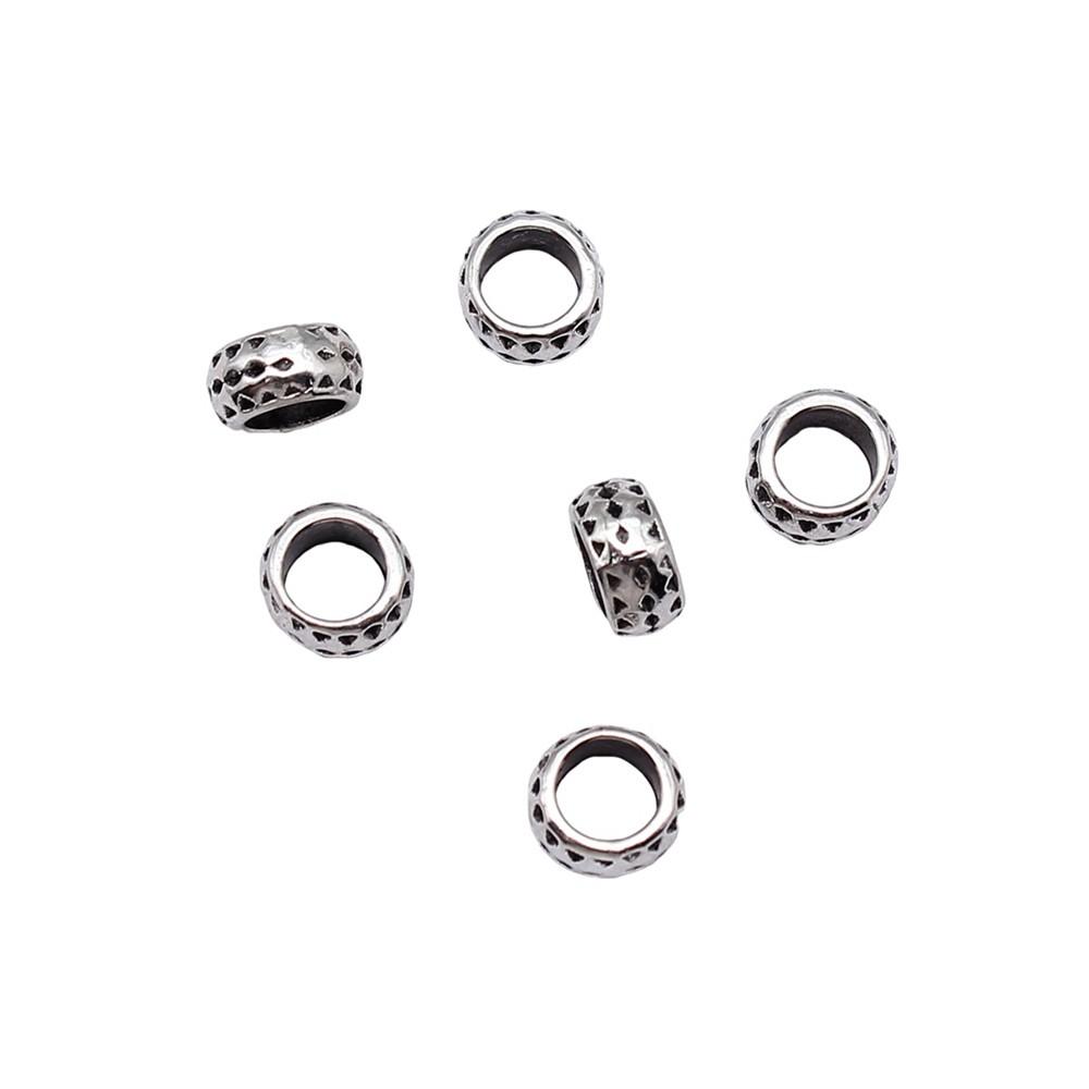 Large Hole Dot Spacer Beads Multi Color Charms For Bohemian Jewelry Findings