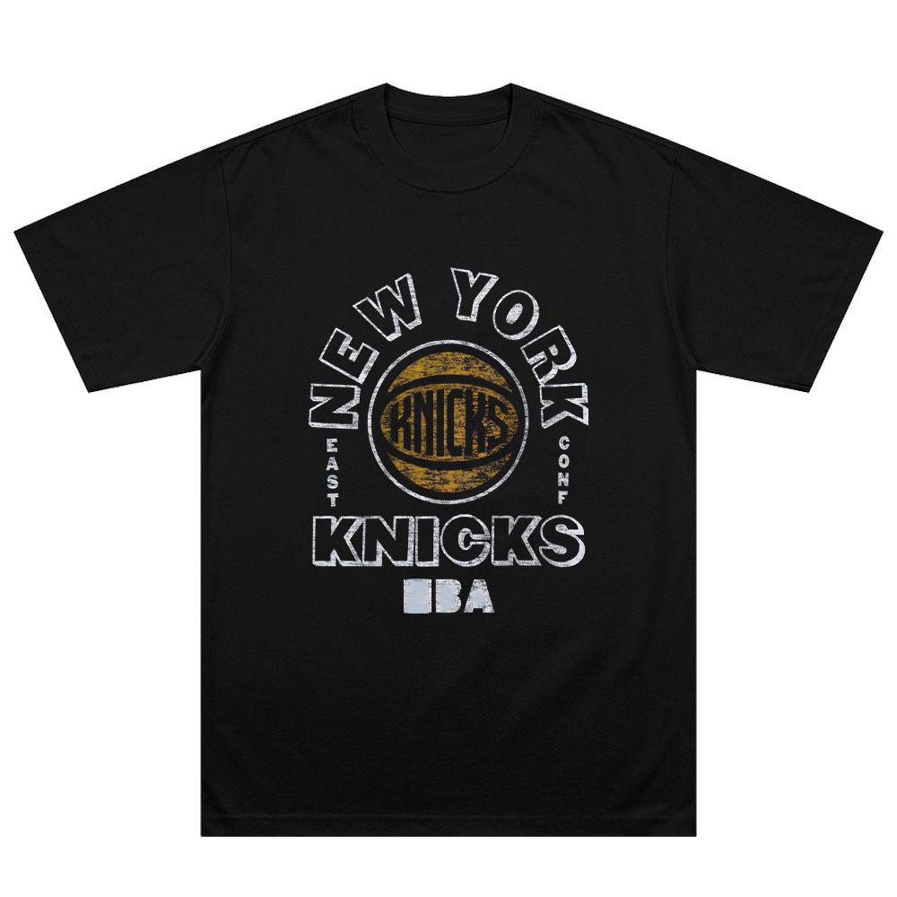 Maglietta Grafica Rilassata New York Sports Knicks Moda Estiva Cotone Traspirante T-shirt Unisex Girocollo Comfort Manica Corta Top