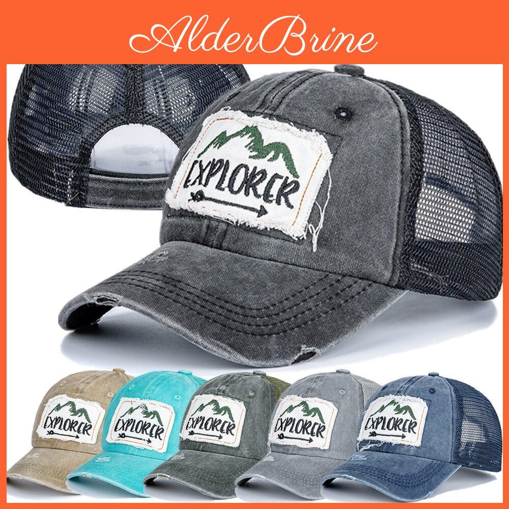 Nieuwe Casual Buitenpet Voor Mannen Vrouwen Eenvoudig Letter Patch Ontwerp Baseballpet Zomer Mode Streetwear Mesh Truckerpet
