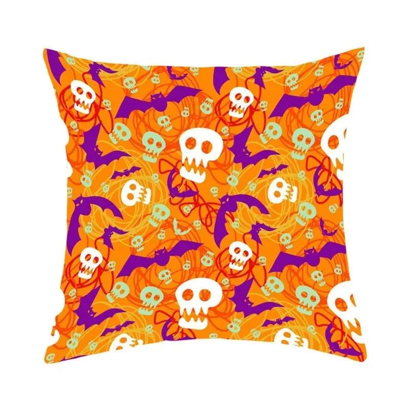 

Подушка для украшения на Хэллоуин, тыквенный череп, подушка-рукавочник, подходит для дома, гостиной, дивана, подушки для талии, украшения спальни 30x30cm