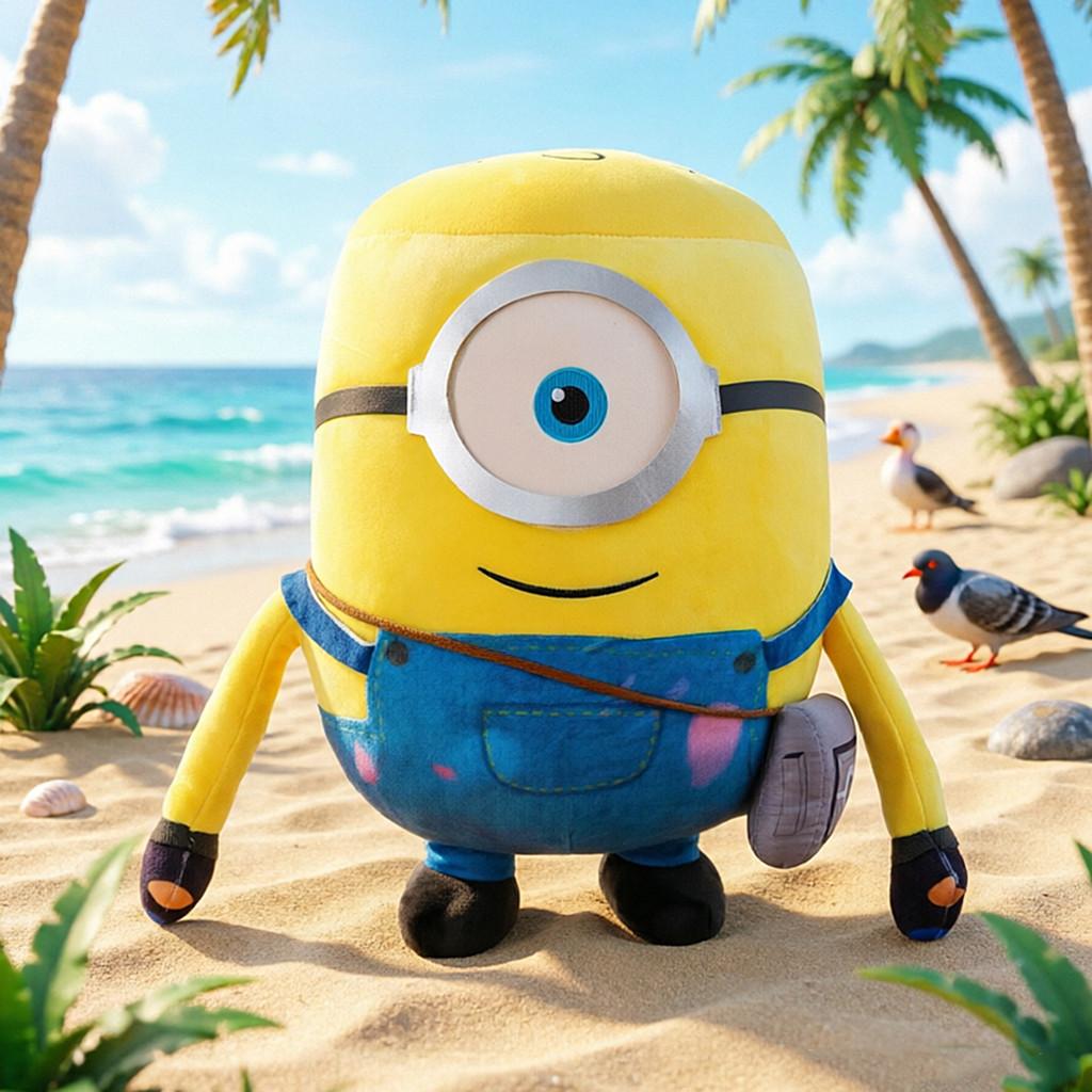 Minions & Monsters Jams Henry Plüschtier Mit Hochwertigem Plüschstoff Und Weicher PP-Baumwollfüllung Für Kinderzimmerdekoration Jams,30cm