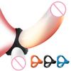 Reusable Silicone Penis Ring Male Sex Toy Semen Rooster Ring for Enlargement And Delayed Ejaculation