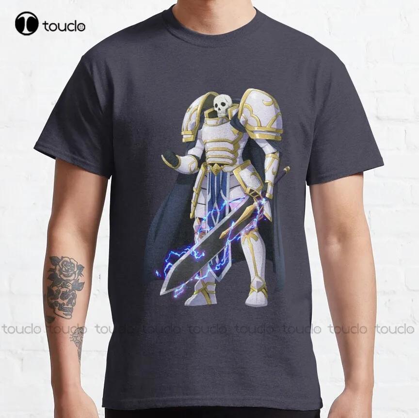 The Skeleton Knight Classic Tshirt White Tshirts For Unisexs Cotton Tee T Shirts Digital Printing Harajuku Streetwear New Popular