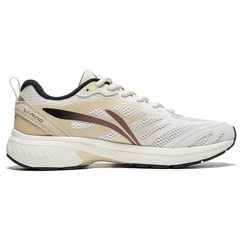 Li Ning Fuyao Low Top Running Shoes Men's White Yellow ARXT011-2