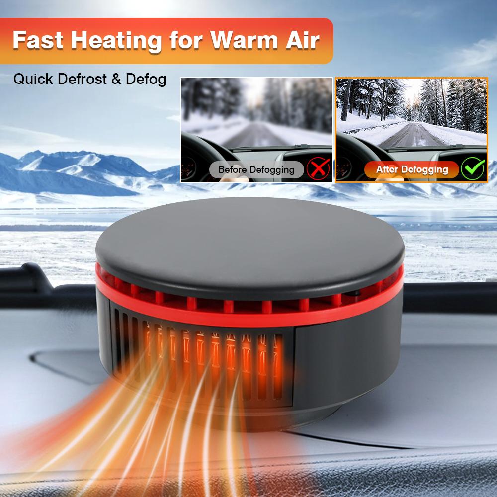 Portable Car Heater Defroster Car Windshield Defogging Defrosting Winter Drying Heating Car Heater 12V 150W