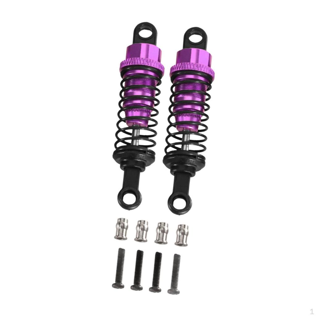 2 Pieces Hydraulic Shock Absorbers for RC Car 1/12 1/16 Replacement Upgrade Dampers Set Shocks