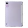 11" Smart Folio PU Leather Acrylic Hard Back Stand Cover for Redmi Pad SE Case with Pencil Holder Foldable Protective Skin Feel