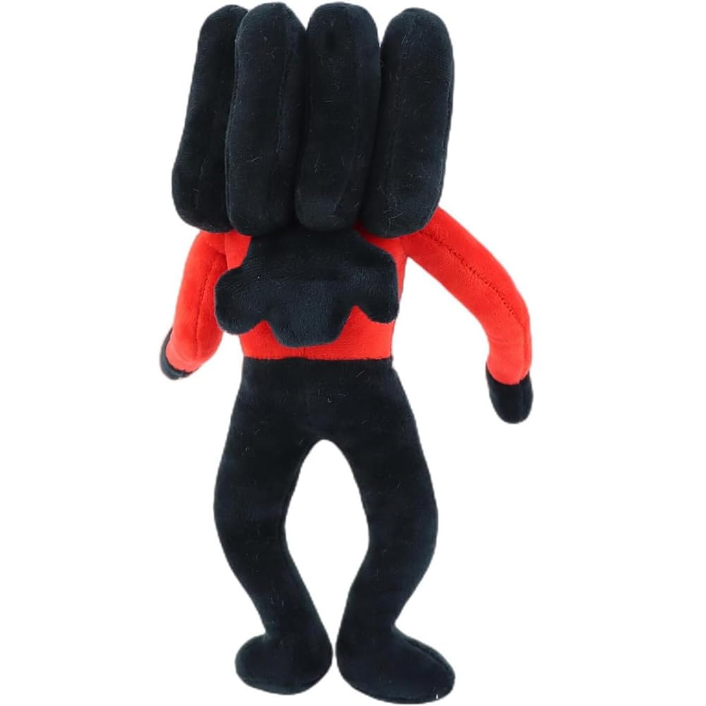 Skibbidi Toilet Plush Toy Style Toilet Plush Toilet Speakerman Boss Plush Toy Toilet Game Cartoon Plush Toy Collection for Boys and Girls Fans (Red