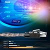 LAN-Kabel 3M CAT8 Soohut Mesh LAN-Kabel Kategorie 8 Hochgeschwindigkeit ??40 Gbit/s/2000 MHz CAT8-konformes Ethernet-Kabel Schirm Modem Router Kompatibel mit Switc