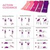 Benzi elastice de rezistență din latex natural - Benzi elastice pentru fitness pentru Yoga Pilates Antrenament acasă