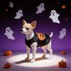 T-shirt Costume pour Chien avec Motif Citrouille d'Halloween pour Chiens de Petite à Grande Taille