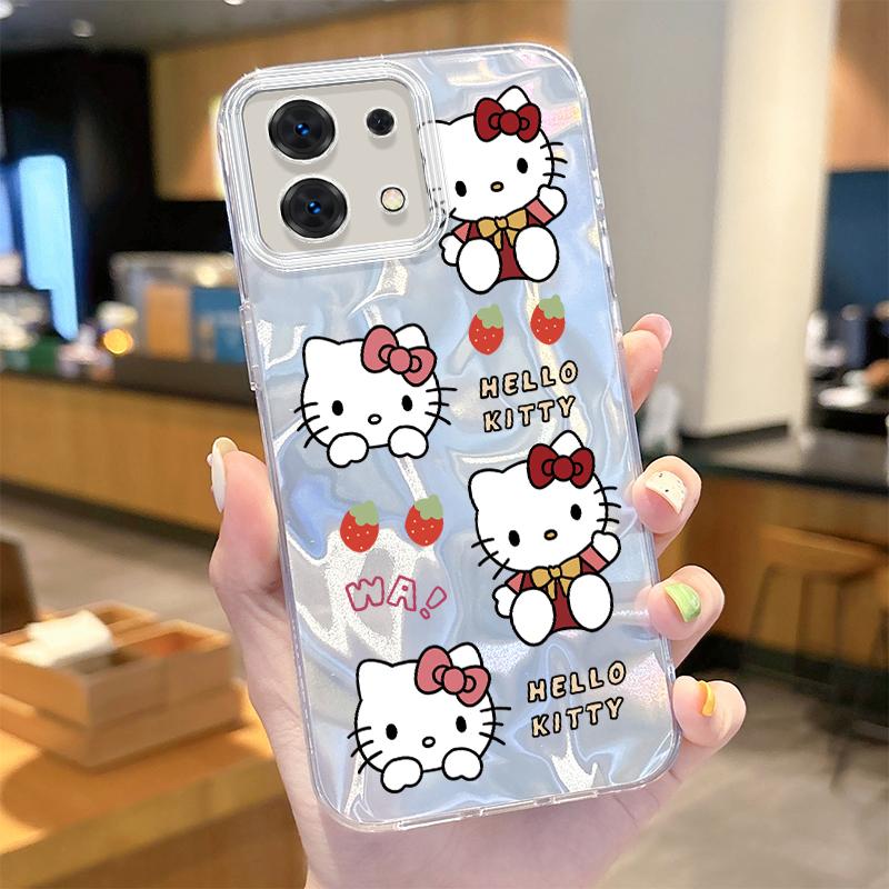 Sanrio Hello Kitty Camlet Case for Xiaomi Redmi Note 13 12 Pro Plus 12S 11S 5G 11 10 9 4G 13C 12C 10C 9C A3 A2 A1 Hard Cover