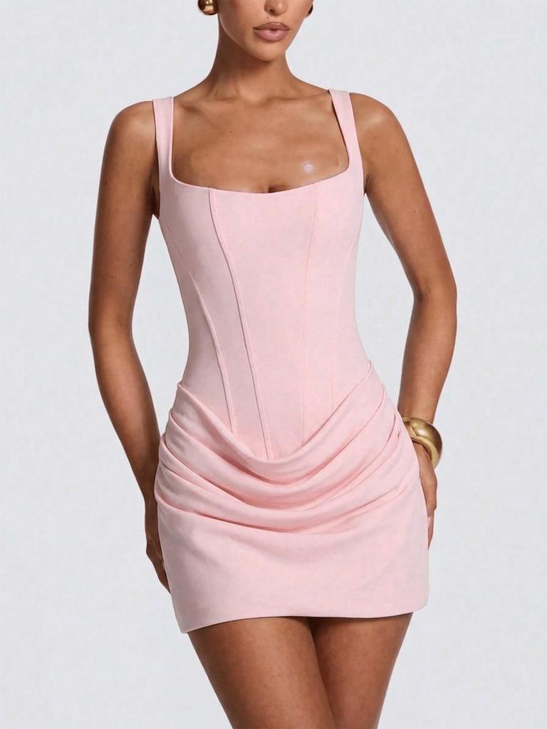 2025 European & American Style Strapless Short Dress - New Trendy Release