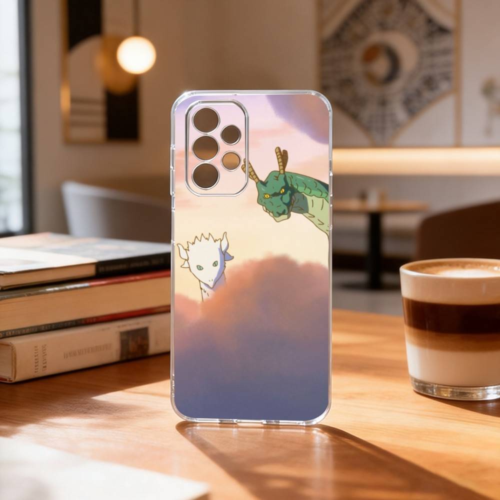 D-Dragon Maid Tohru Ilulu Phone Case For Samsung S25,S24,S21,S22,S23,S30,Ultra,S20,Plus,Fe Transparent Cover