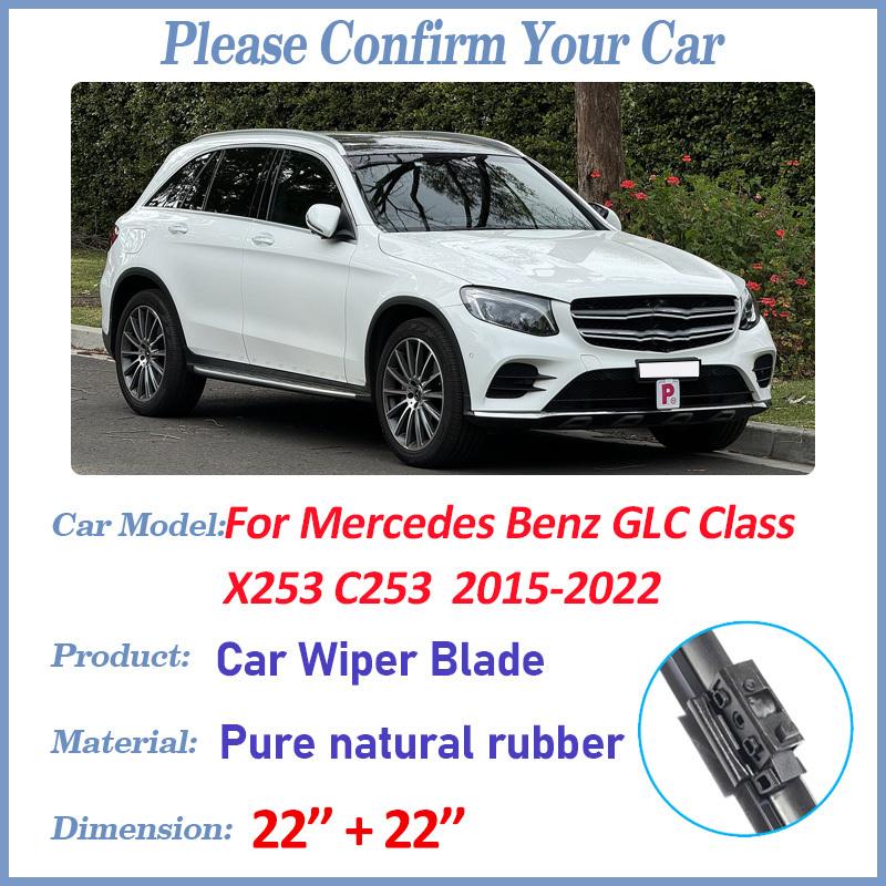 For Mercedes Benz Glc X253 Accesorios 2015 2016 2017- Rubber Wipers Blades Windscreen Windshield Brushes Cleaning Windshiel