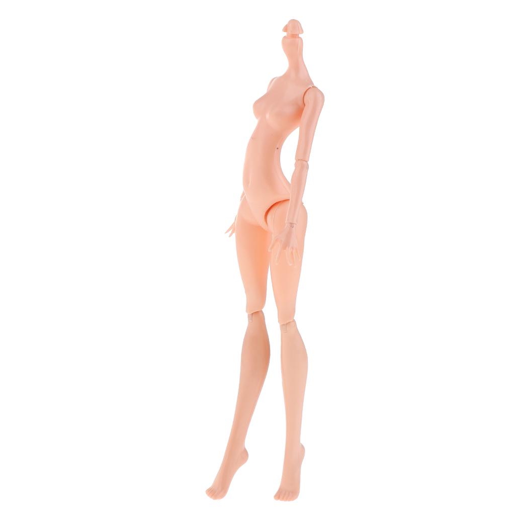 2 Pcs Monster Nude Doll Body Girl Model For High Dolls DIY Accessory