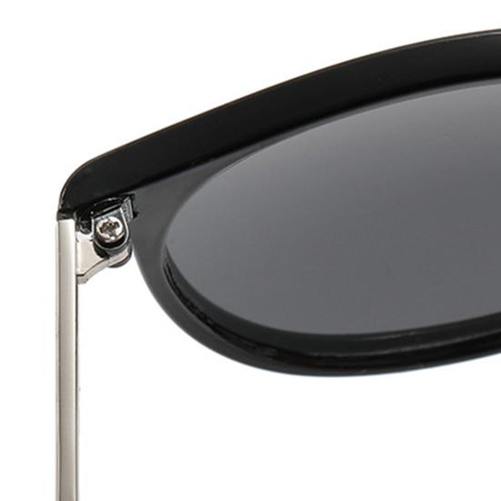 Adult Sunglasses Round Large Frame Ultra-light Classic Anti-slip Sun-resistant Clear Lens Anti-UV Women Men Unisex Sunglasses for Outdoor