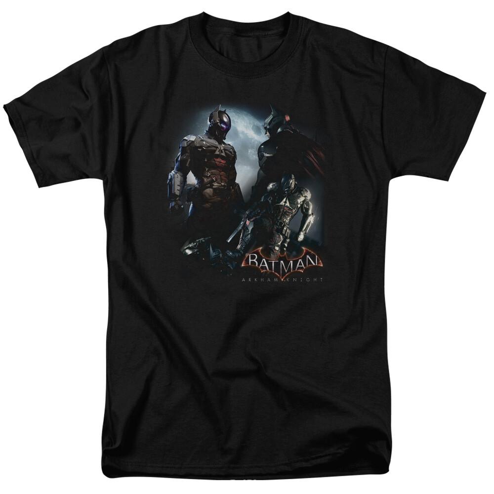 26 Batman Arkham Knight Face Off T Shirt Licensed Comic Book Tee Black Unisex T-Shirt M