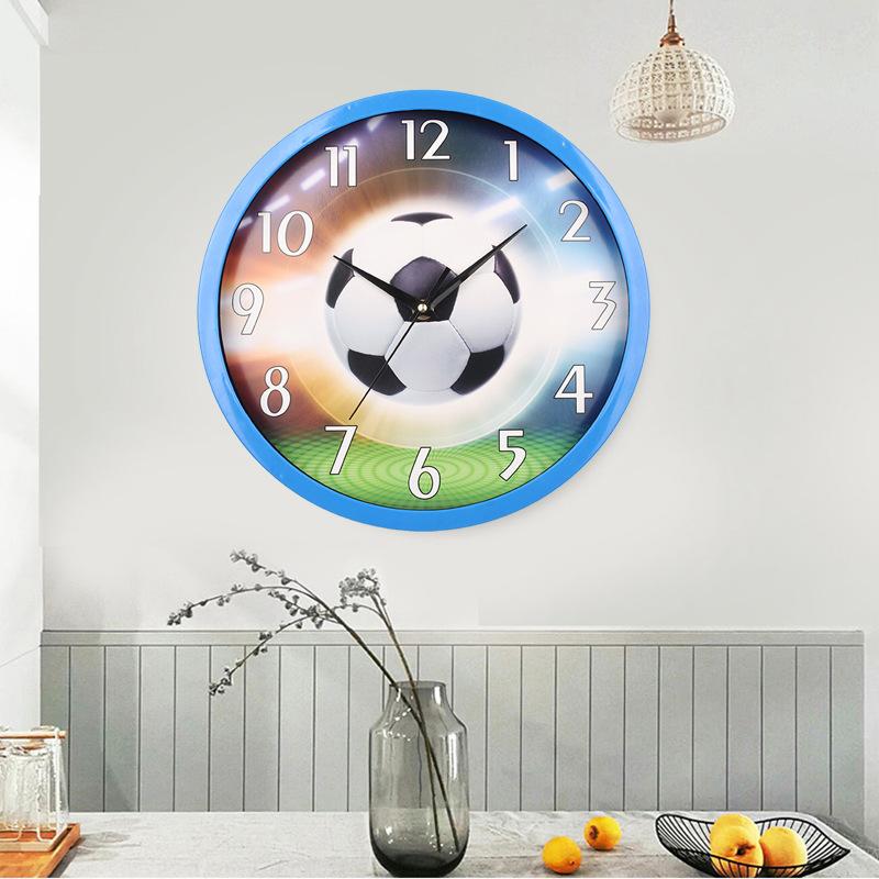 Moderne modische Wanduhr Wohnzimmer Schlafzimmer Wanduhr Leise Uhr Cartoon-Uhr Einfache kreative Quarzuhr