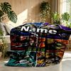 Custom Name Personalized Teenage Mutant Ninja Turtles Print Blanket, Home Decor, Bedroom, Sofa, Camping, Couch, Gifts for Birthday Christmas