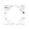 4pcs 3.94inch Furniture Decoration Mirror Sticker 3D Wallsticker Acrylic Self-adhesive Mirror Gold Sliver Sticker Cabinet Corner